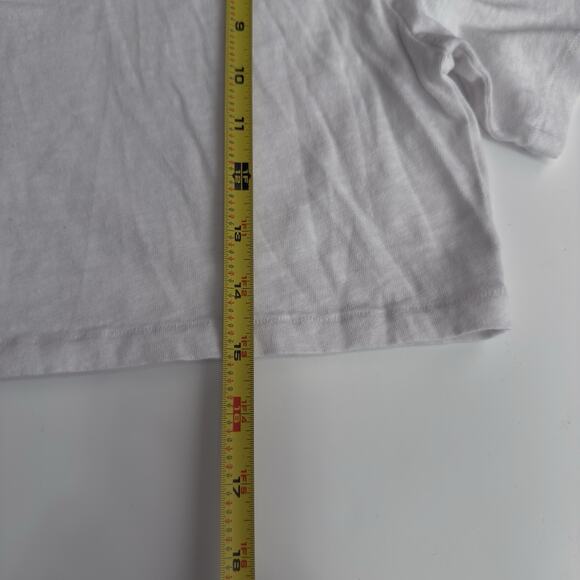 Skims Worn In Jersey Boxy Cropped T-Shirt Size Medium Snow Athleisure Gym Train - Picture 5 of 6